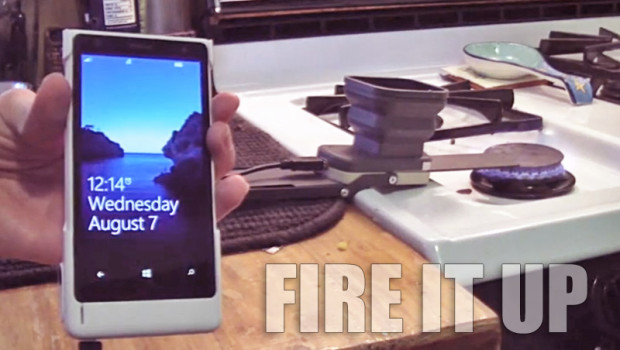 Charge Cell Phone with Fire