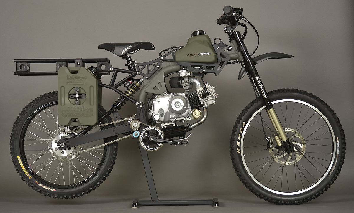 Motoped Launches Off Road Survival Moped