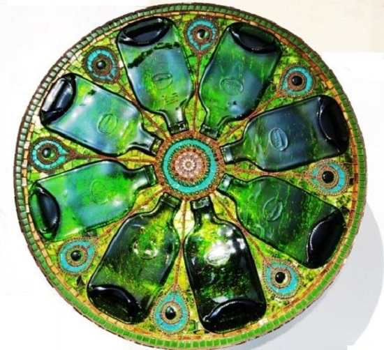 recycled glass art