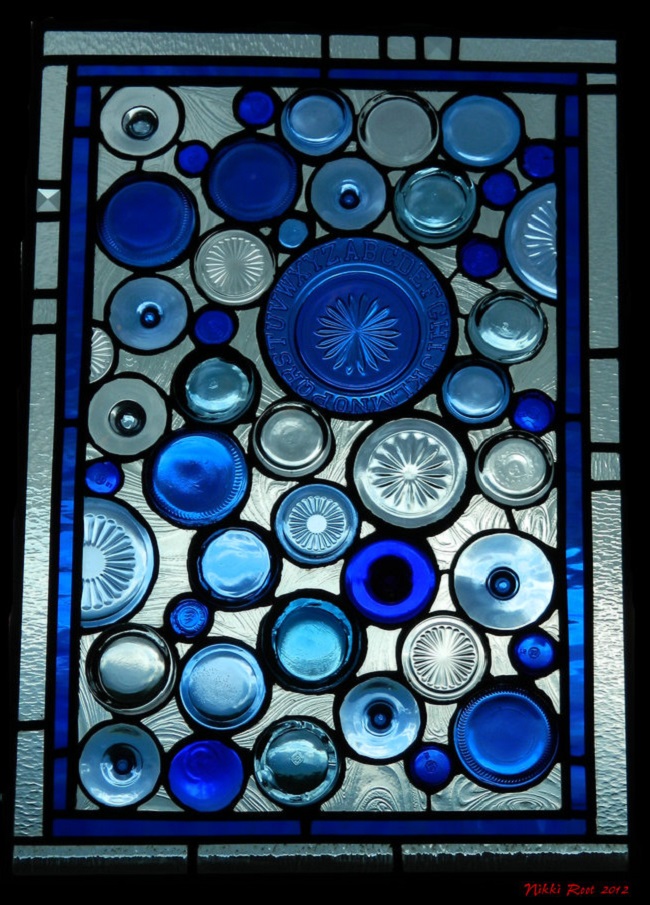 recycled glass art