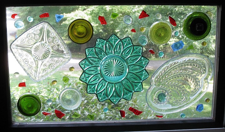 recycled glass art