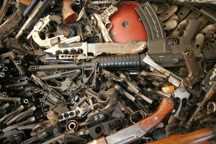 Gun Ammunition sculpture