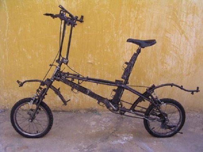 bike made from guns