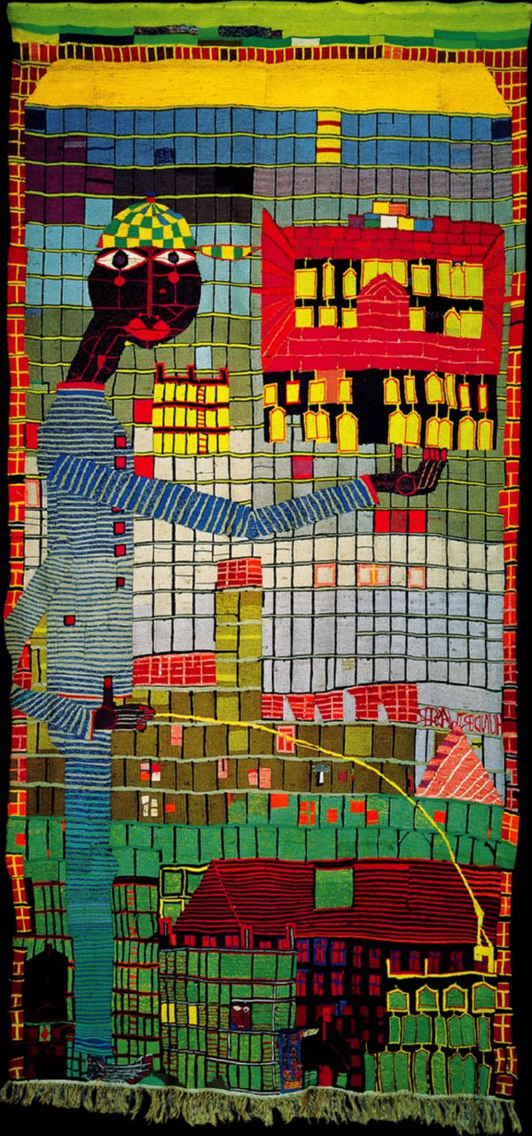 Hundertwasser Paintings and Textiles • Insteading