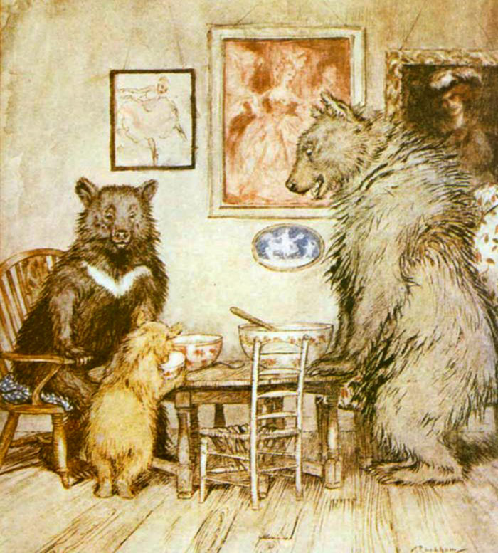 three bears illustrations