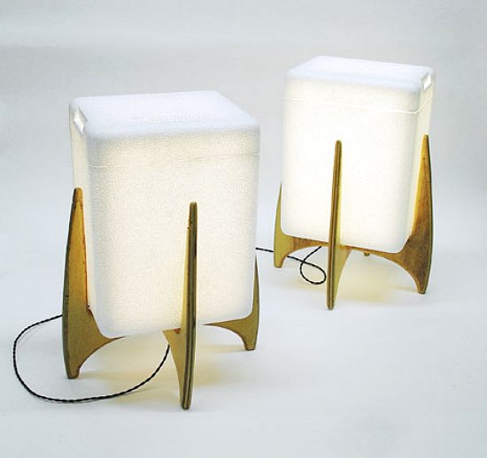 styrofoam lamp