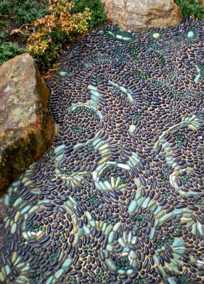 pebble mosaic