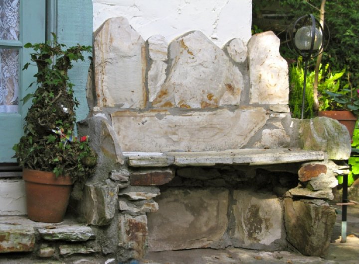 stone seat