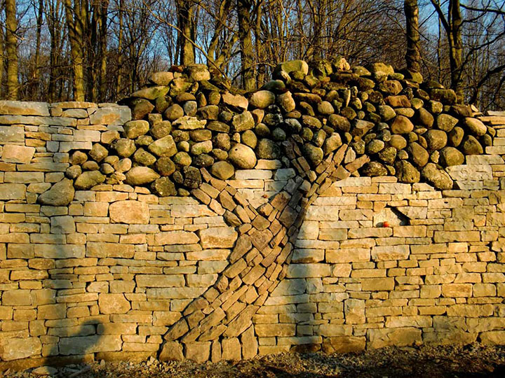dry stone wall