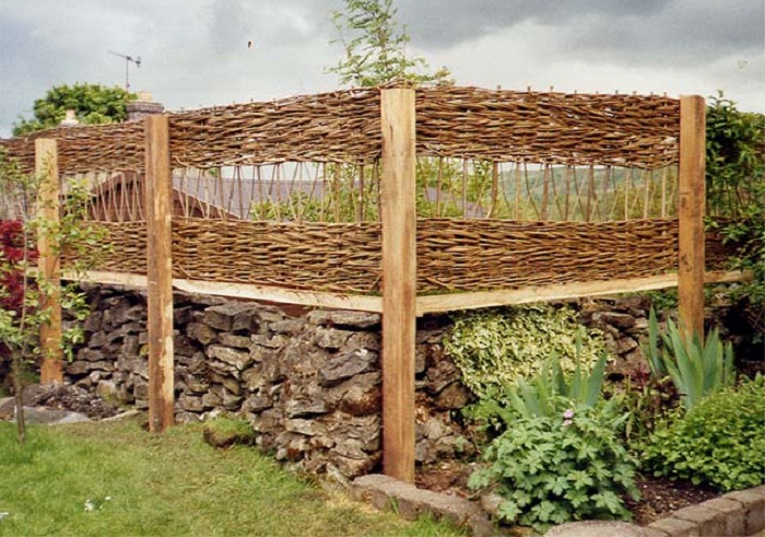 wattle fence