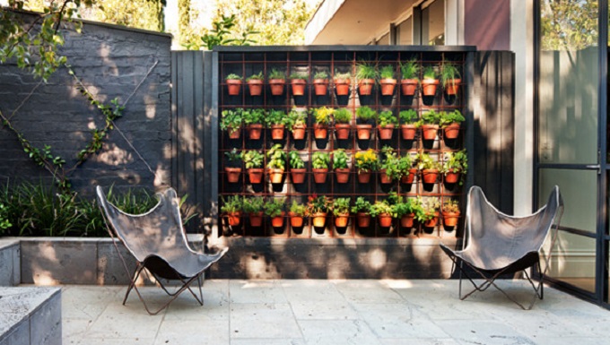 vertical herb garden