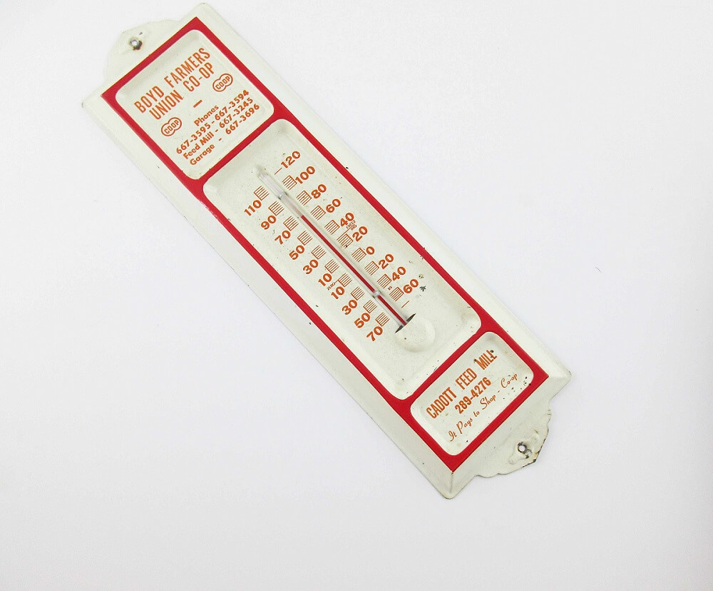 1960’s Vintage Indoor-Outdoor Thermometer